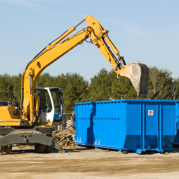 what are the rental fees for a residential dumpster in Scottsville